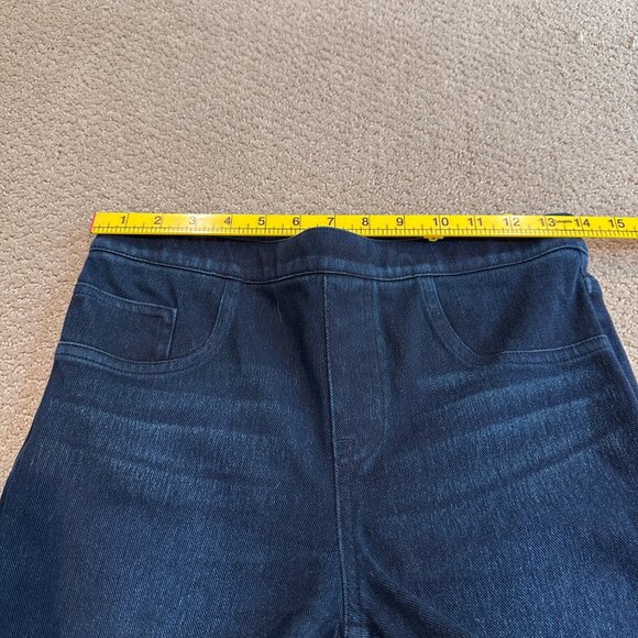 SPANX Jean-ish Ankle Leggings Pull On Shaping Jean Twilight Rinse MEDIUM #20018R - Picture 9 of 15